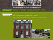 Tablet Screenshot of location-de-chambre.com